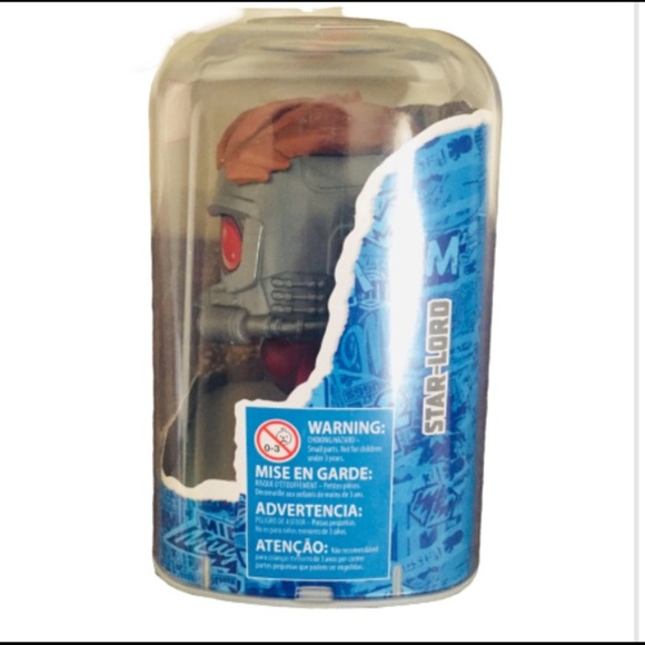 NWT MARVEL Mighty Muggs Star-Lord #14 Collectible Play Figure Grey One Size - Picture 5 of 7